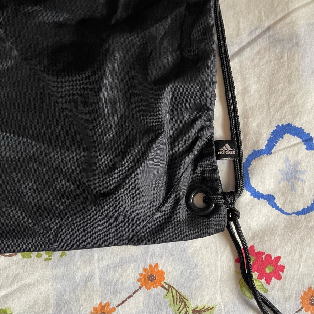 Adidas Black Drawstring Backpack - Picture 2 of 5